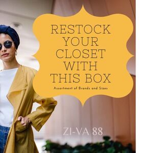 RESELLER MYSTERY BOX 10 Assorted‎ Women's Items Various Sizes and Styles EUC